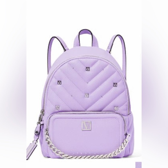 Va hard case wheelie carryon luggage backpack wallet short heart robe tote lilac - Picture 14 of 14